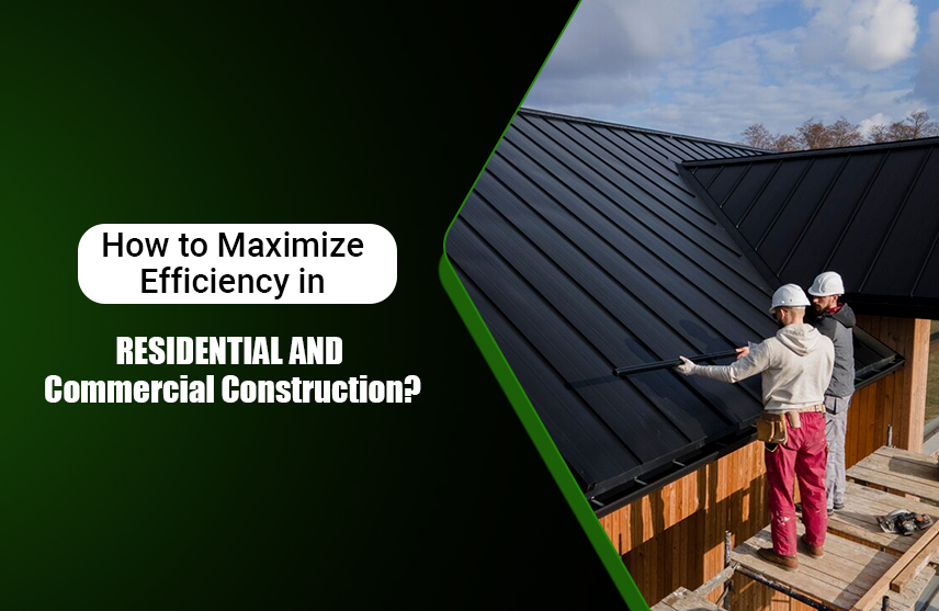 How to Maximize Efficiency in Residential and Commercial Construction?